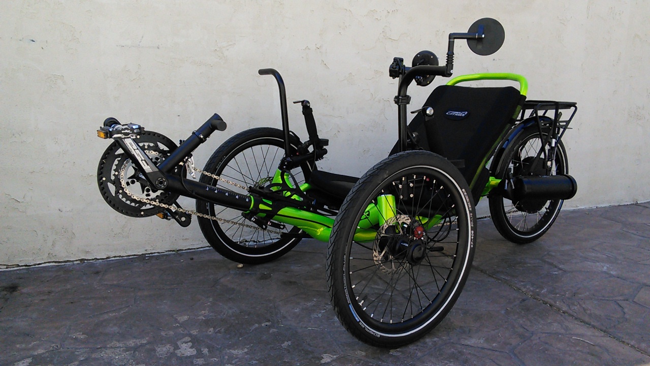 Catrike Road Suspension Trike Eon Green With Falco