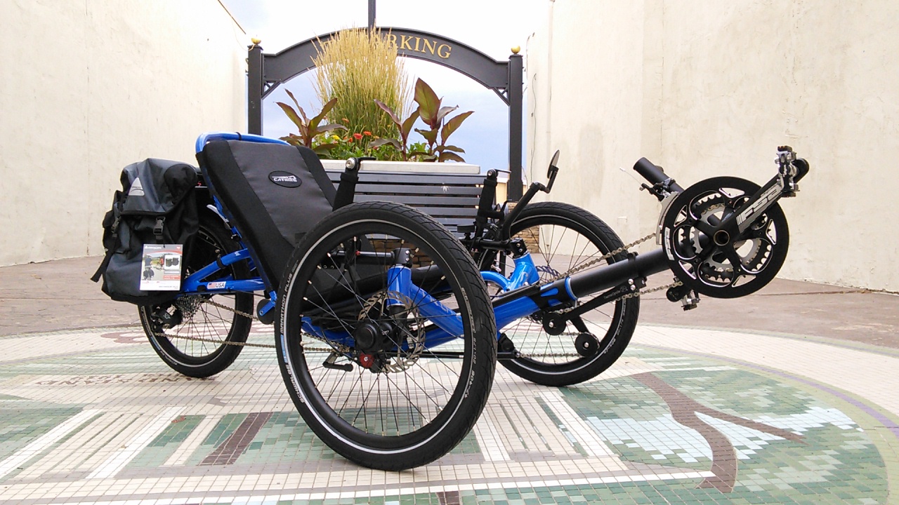 Catrike Trail Folding Recumbent Trike