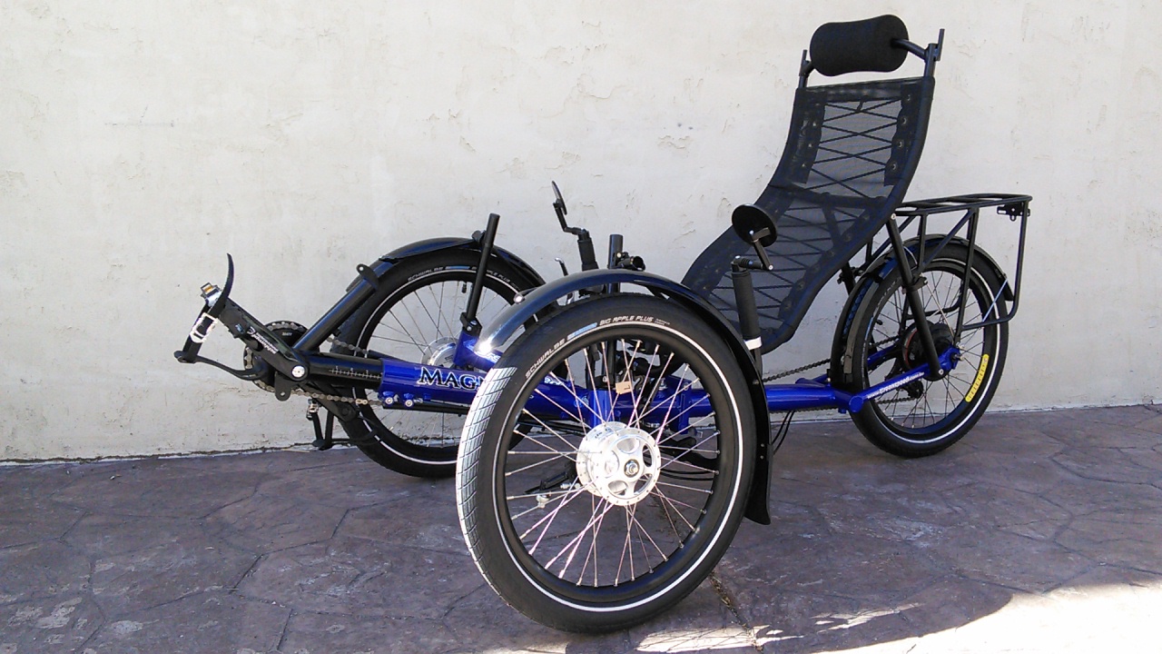 Greenspeed Mangum Folding Trike Blue