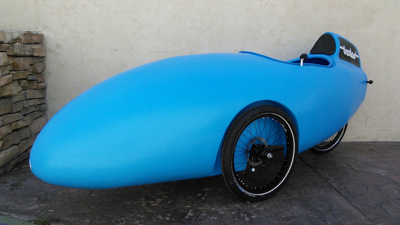 Trisled Rotovelo Velomobile Bright Blue