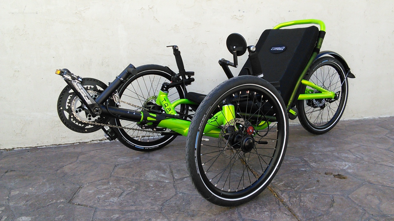 Catrike Trail Folding Recumbent Trike