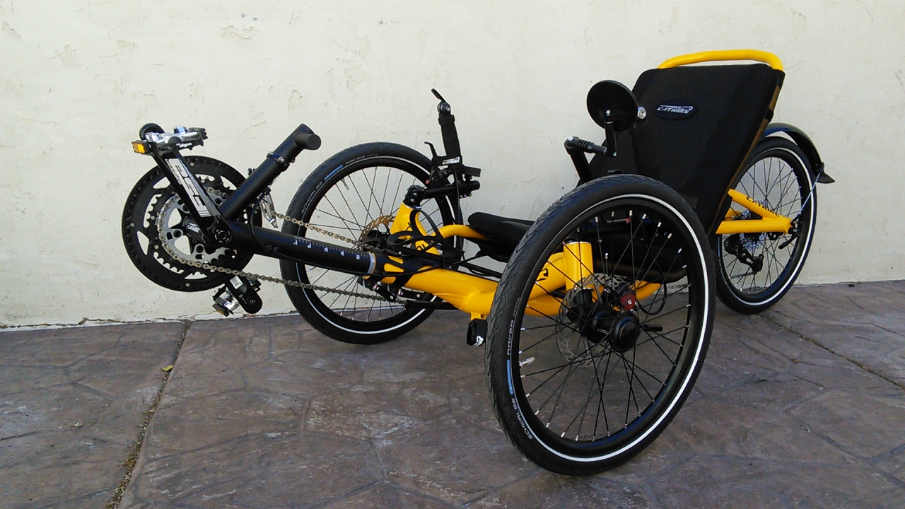 Catrike Trail Folding Recumbent Trike