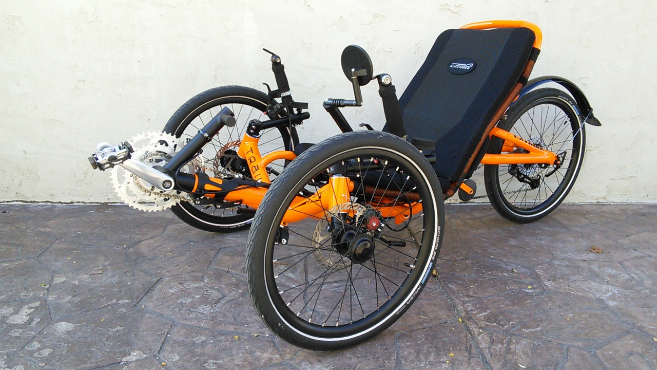 Catrike Trail Folding Recumbent Trike