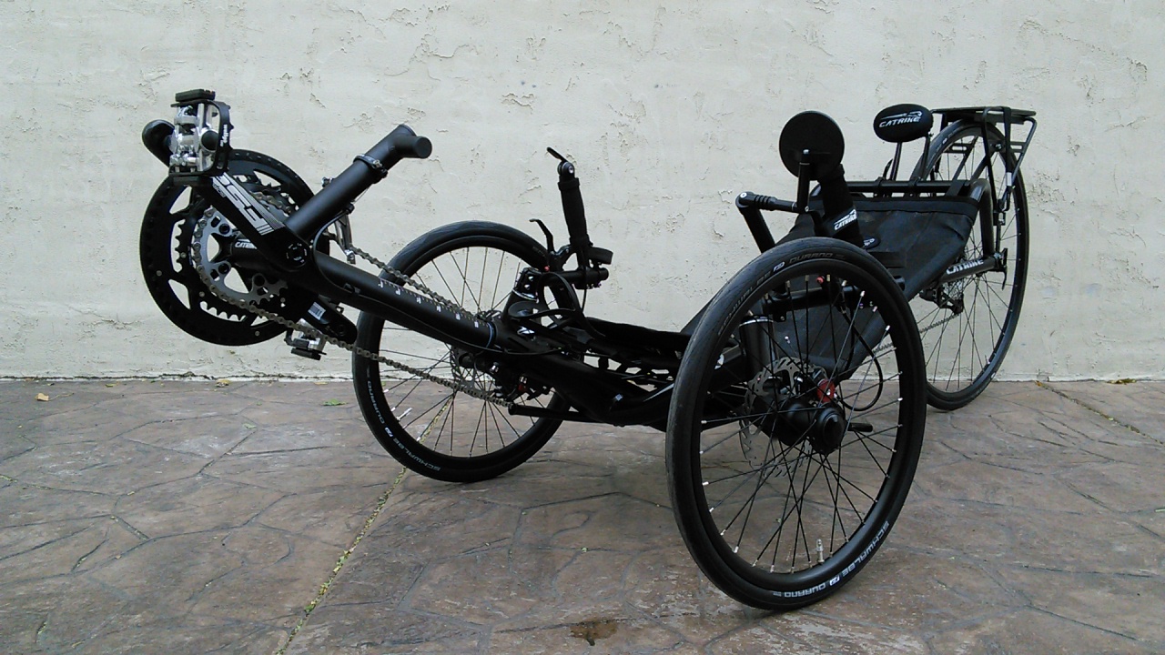 Utah Trikes Catrike 700 Racing Trike Satin Black