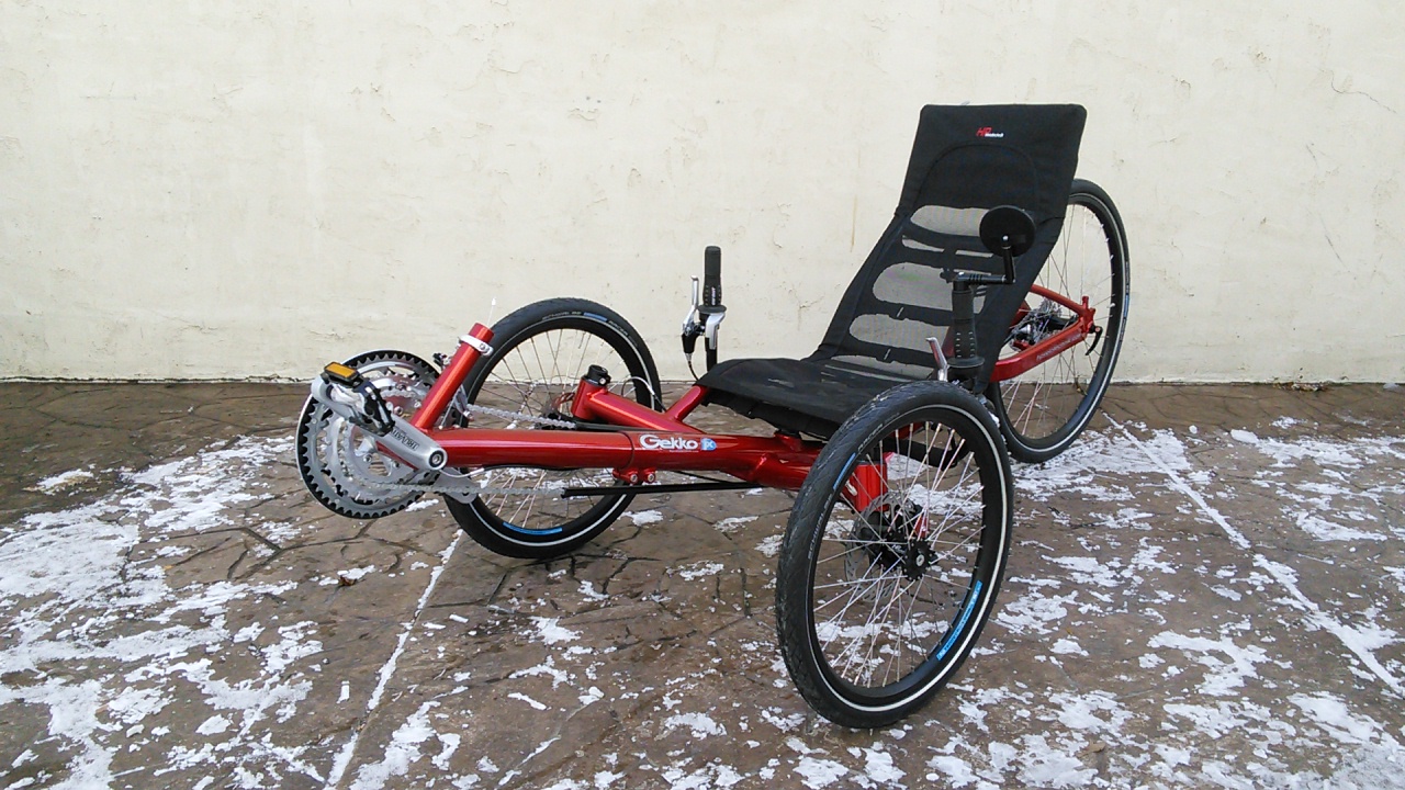 Magma Red HP Velotechnik Gekko FX 26 Folding Trike