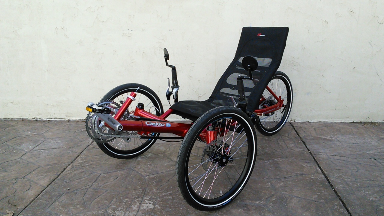 Utah Trikes Magma Red HP Velotechnik Gekko FX