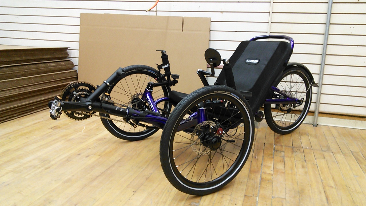 Catrike Trail Folding Recumbent Trike