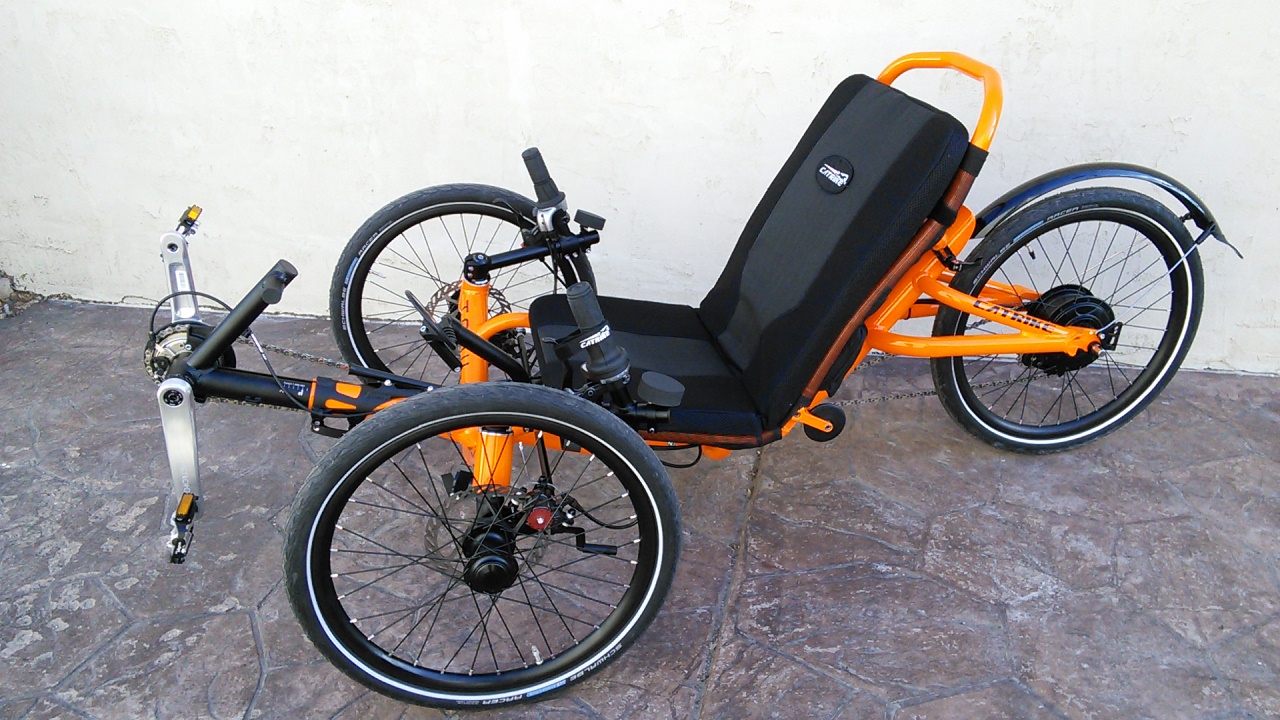 Catrike Trail Folding Recumbent Trike