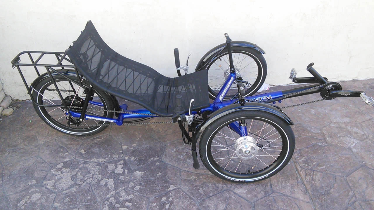 Greenspeed Mangum Folding Trike Blue