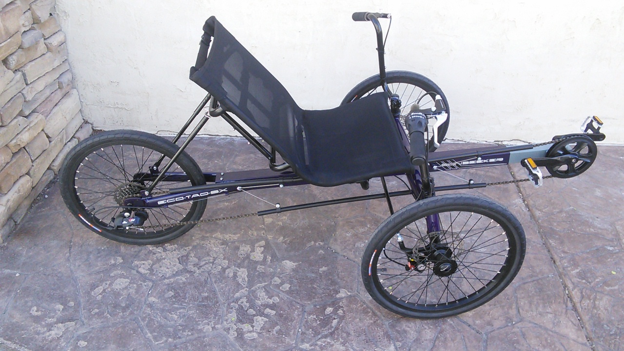 SunSeeker Eco Tad SX Tadpole Recumbent Trike