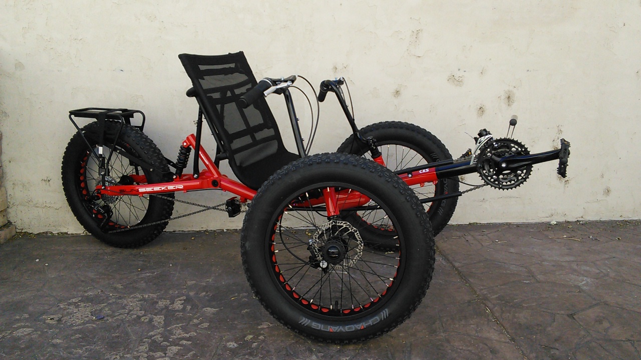  SunSeeker Fat Tad CXS Full Suspension Tadpole Recumbent Trike