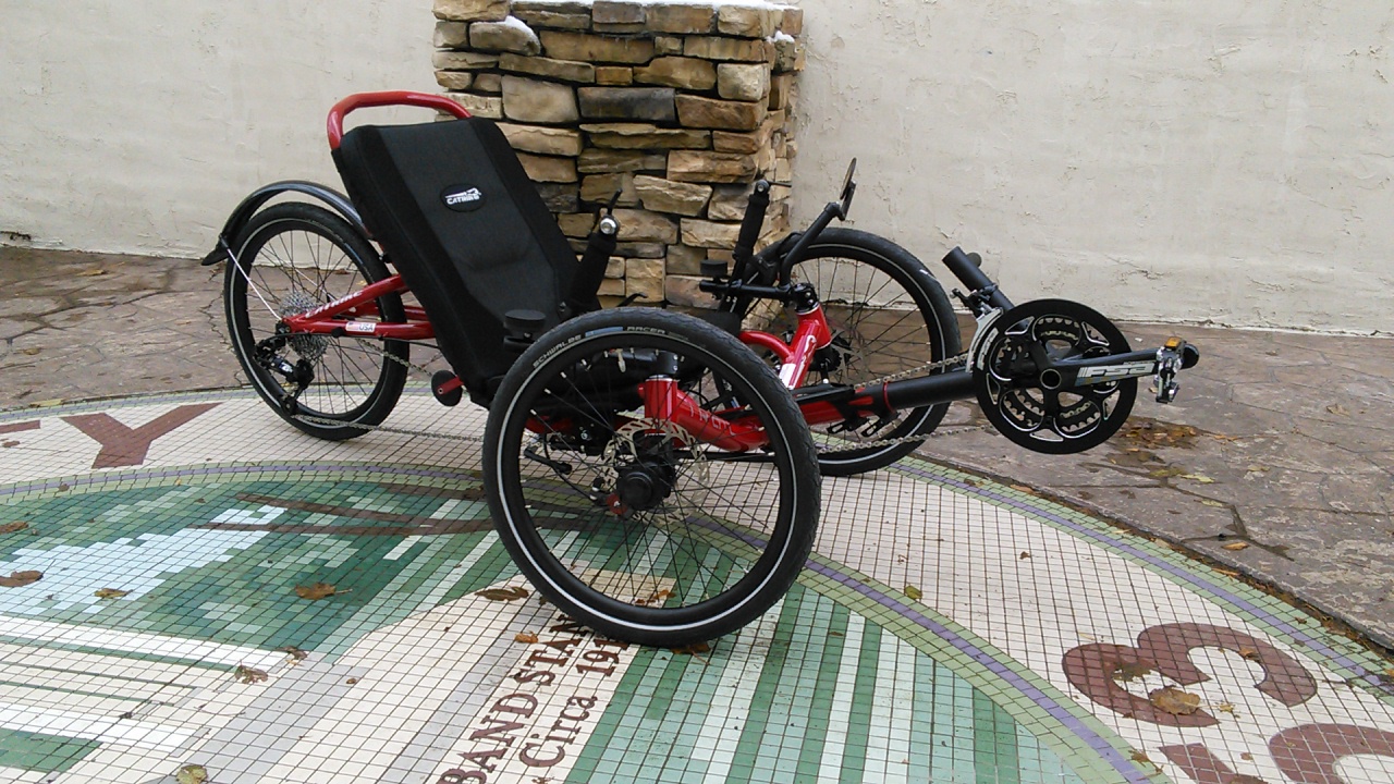 Catrike Trail Folding Recumbent Trike