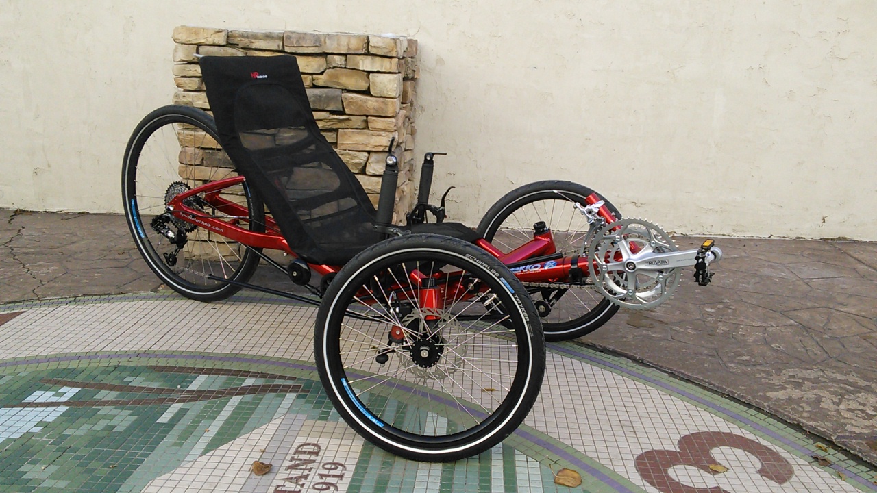 HP Velotechnik Gekko FX 26 Folding Trike Magma Red