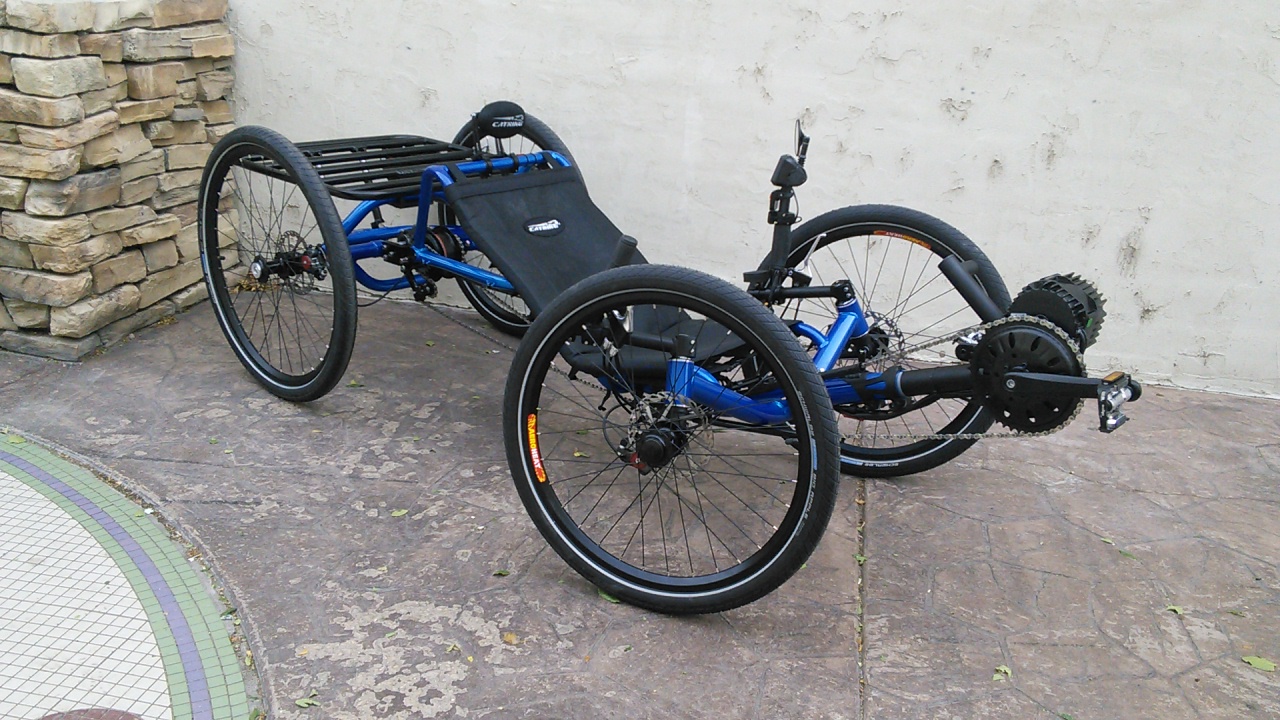 4 wheel recumbent bicycle