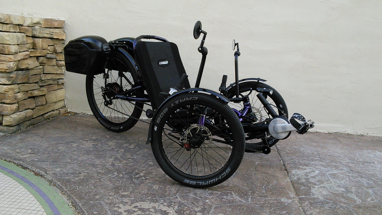 Catrike Trail Folding Recumbent Trike