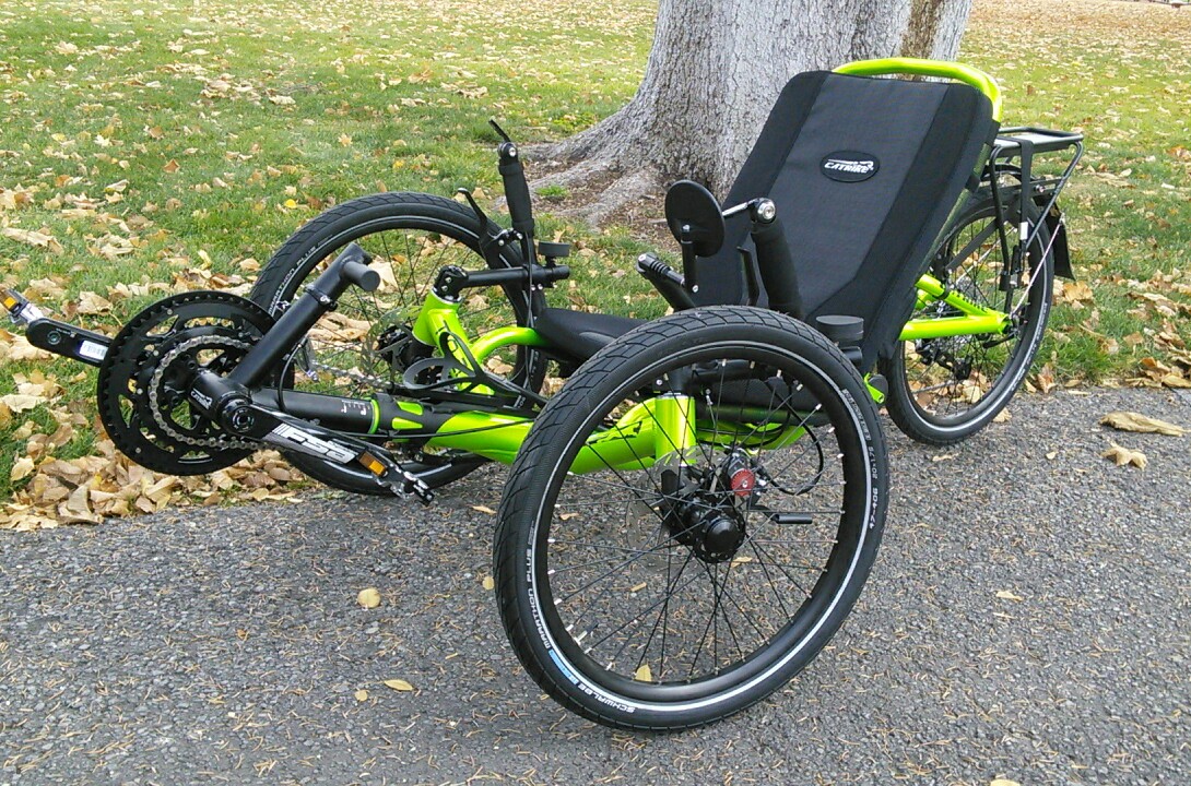 Catrike Trail Folding Trike Eon Green