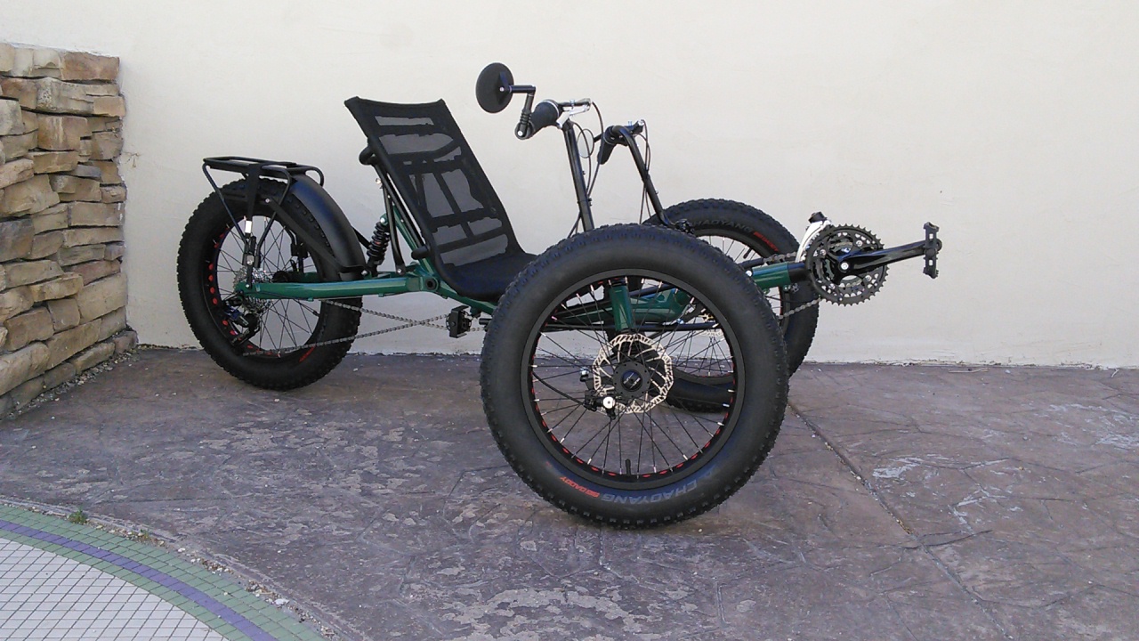  SunSeeker Fat Tad CXS Full Suspension Tadpole Recumbent Trike