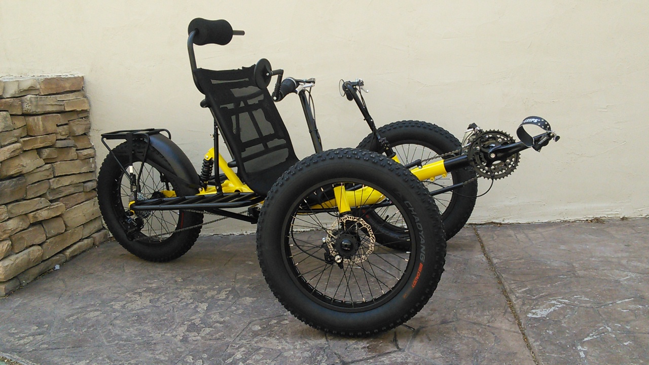  SunSeeker Fat Tad CXS Full Suspension Tadpole Recumbent Trike