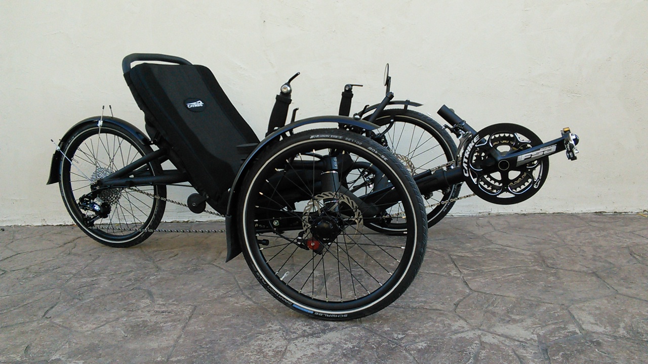 Catrike Trail Folding Recumbent Trike