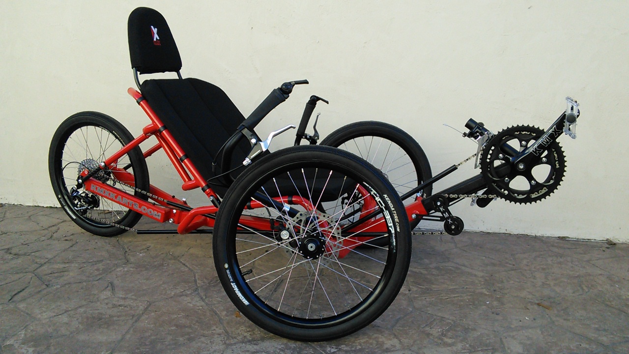 KMX Koyote Folding Aluminum Performance Recumbent Trike