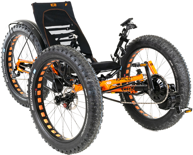 ICE Full Fat Folding Recumbent Trike