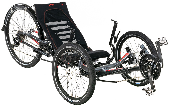 ICE Sprint X Tour Folding Recumbent Trike