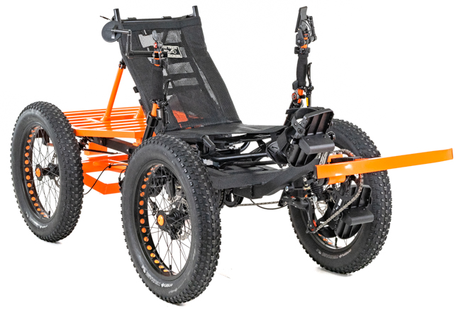 Revolution eQuad RWD RS - Pedal-Electric Hybrid Recumbent Quad