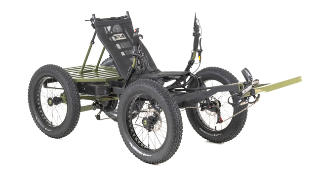 Revolution eQuad RWD RS - Pedal-Electric Hybrid Recumbent Quad