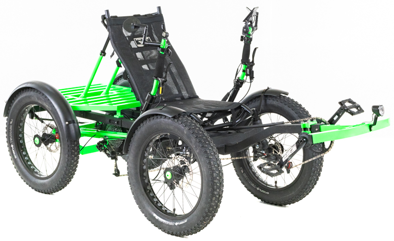 Revolution eQuad RWD RS - Pedal-Electric Hybrid Recumbent Quad