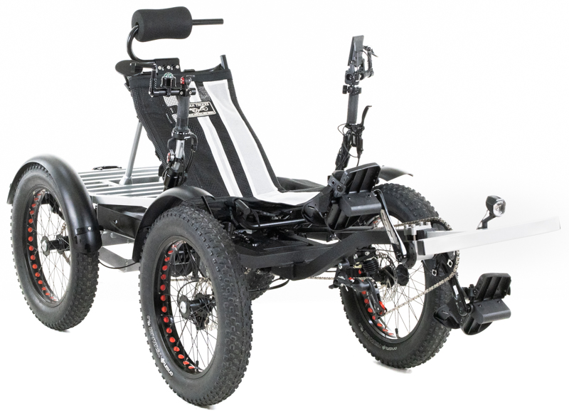 Revolution eQuad RWD RS - Pedal-Electric Hybrid Recumbent Quad