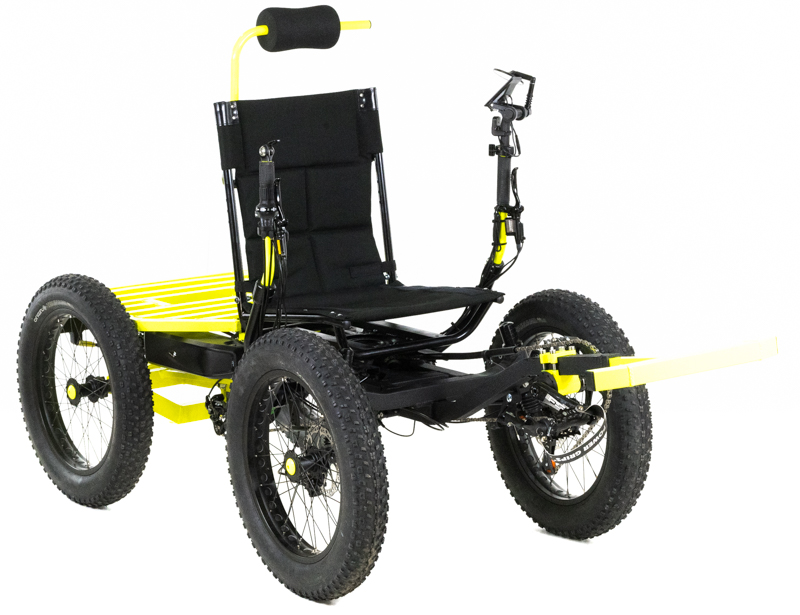 Revolution eQuad RWD RS - Pedal-Electric Hybrid Recumbent Quad