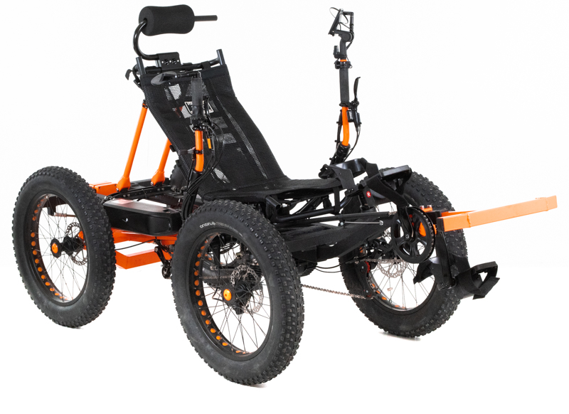 Revolution eQuad RWD RS - Pedal-Electric Hybrid Recumbent Quad