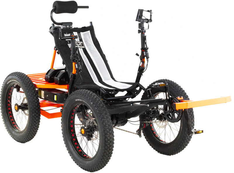 Revolution eQuad RWD RS - Pedal-Electric Hybrid Recumbent Quad