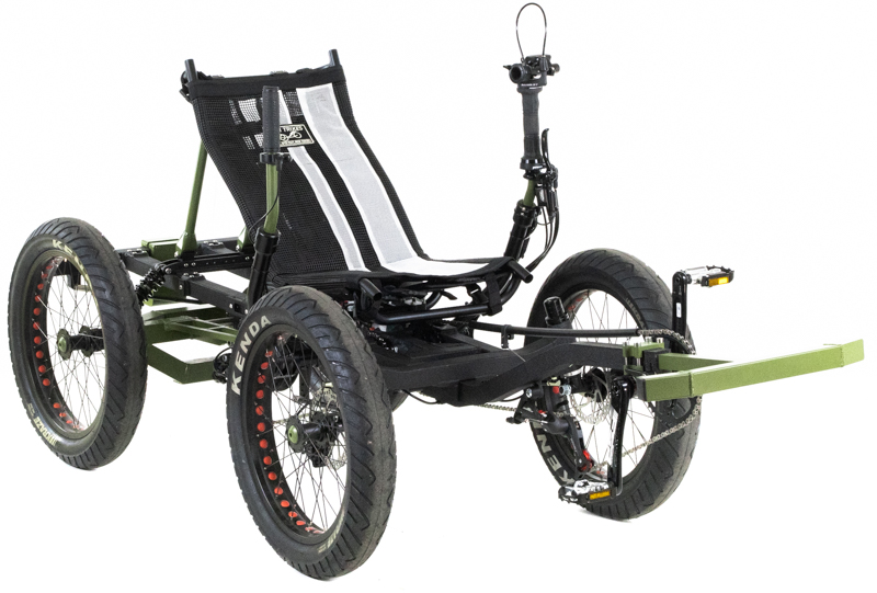 Revolution eQuad RWD RS - Pedal-Electric Hybrid Recumbent Quad