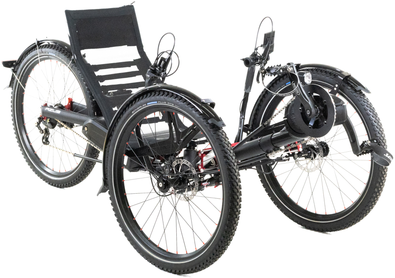 Azub Ti-FLY X Full Suspension Recumbent Trike