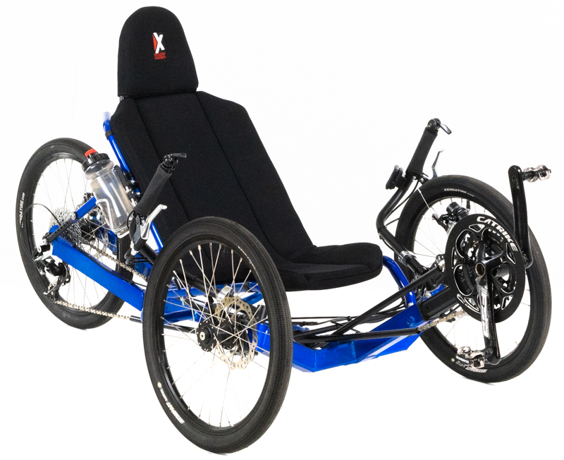 KMX Koyote Folding Aluminum Performance Recumbent Trike Custom