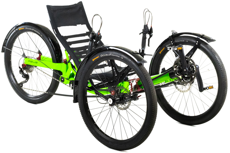 Azub Ti-FLY X Full Suspension Recumbent Trike