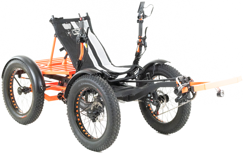 Revolution eQuad RWD RS - Pedal-Electric Hybrid Recumbent Quad