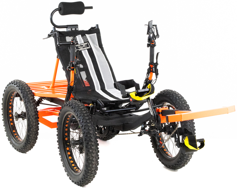 Revolution eQuad RWD RS - Pedal-Electric Hybrid Recumbent Quad
