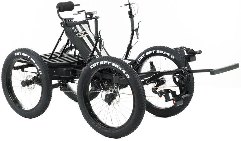 Revolution eQuad RS - Pedal-Electric Hybrid Recumbent Quad