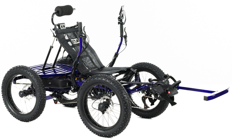 Revolution eQuad RS - Pedal-Electric Hybrid Recumbent Quad