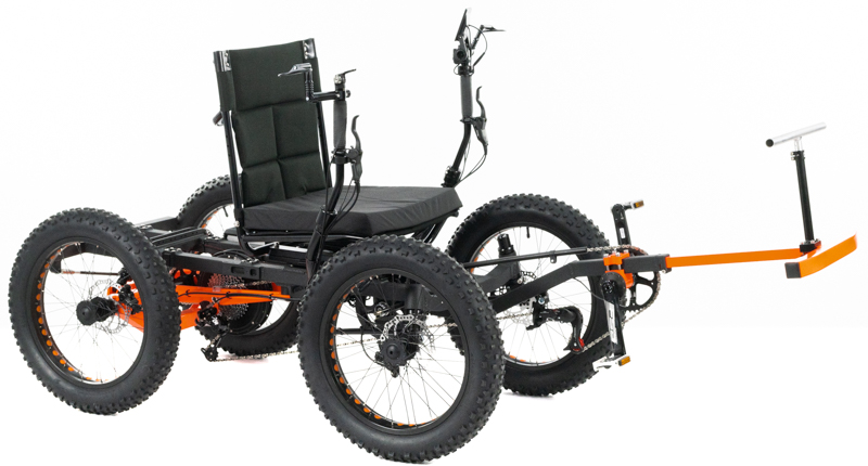 Revolution eQuad RS - Pedal-Electric Hybrid Recumbent Quad