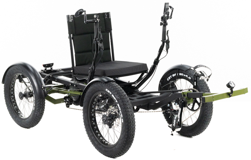 Revolution eQuad RWD RS - Pedal-Electric Hybrid Recumbent Quad