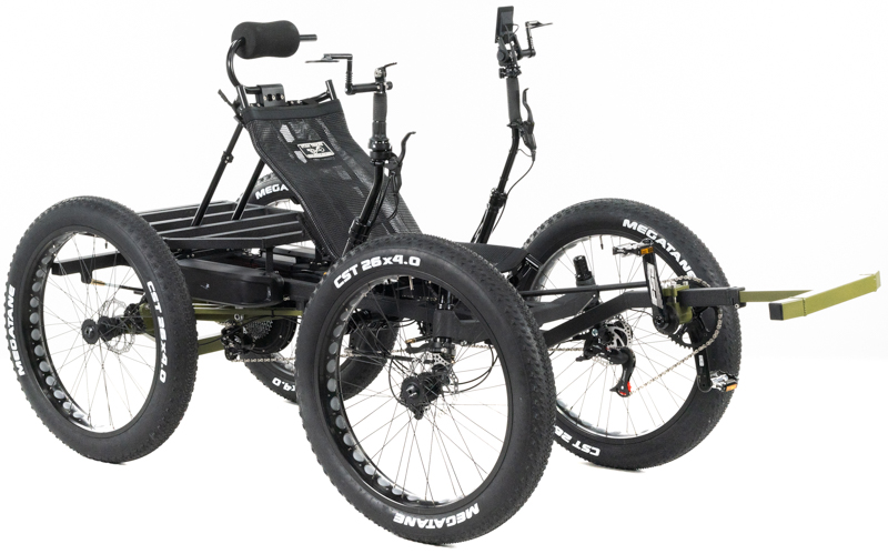 Revolution eQuad RWD RS - Pedal-Electric Hybrid Recumbent Quad