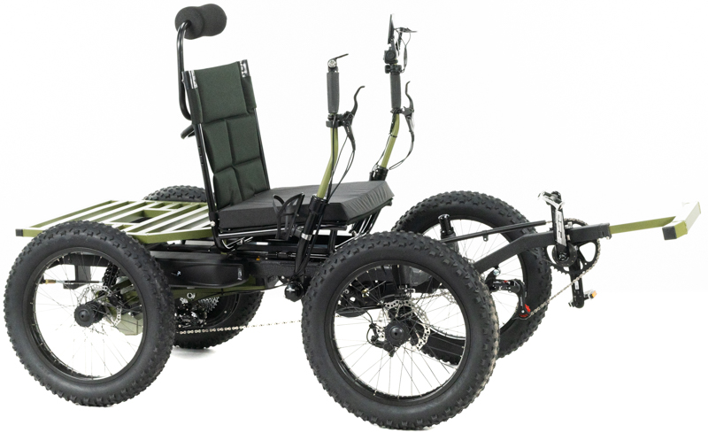 Revolution eQuad RWD RS - Pedal-Electric Hybrid Recumbent Quad