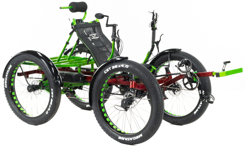 Revolution eQuad RWD RS - Pedal-Electric Hybrid Recumbent Quad