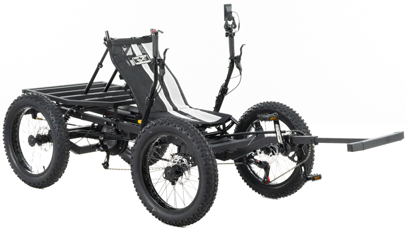 Revolution eQuad RWD RS - Pedal-Electric Hybrid Recumbent Quad