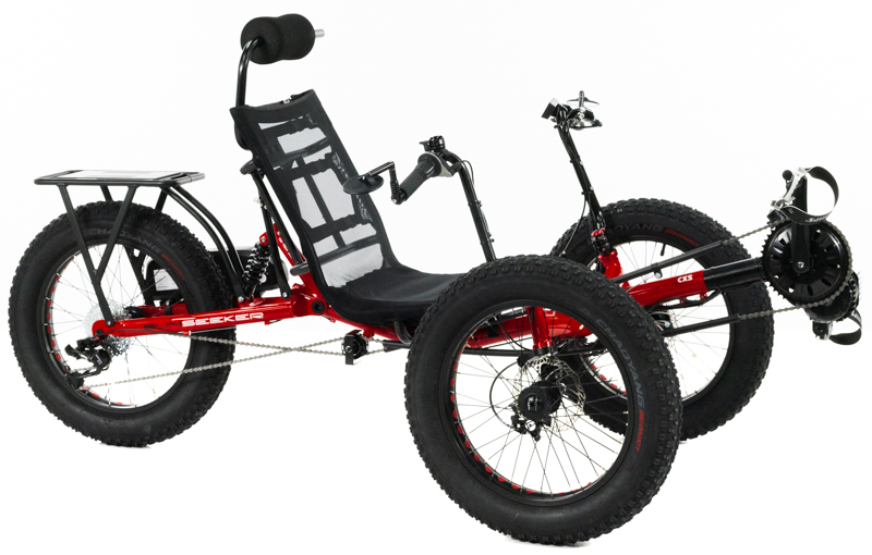  SunSeeker Fat Tad CXS Full Suspension Tadpole Recumbent Trike