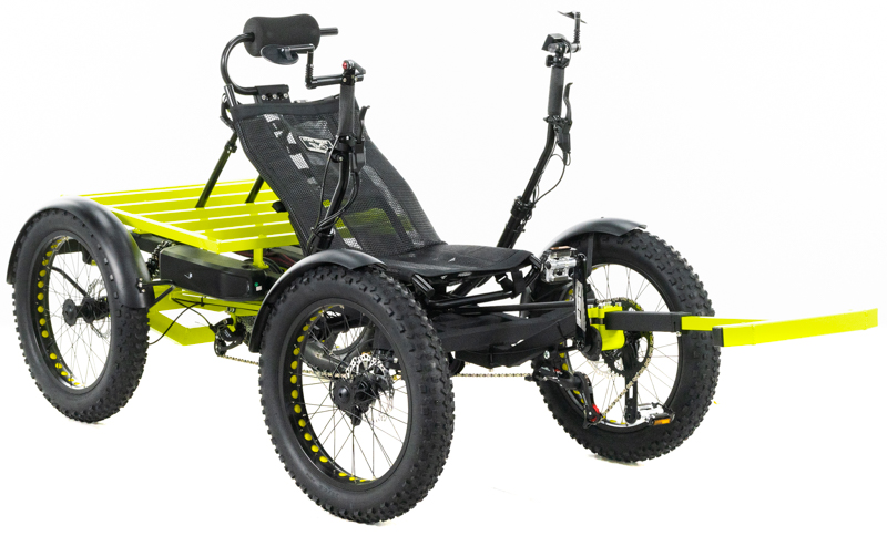 Revolution eQuad RWD RS - Pedal-Electric Hybrid Recumbent Quad
