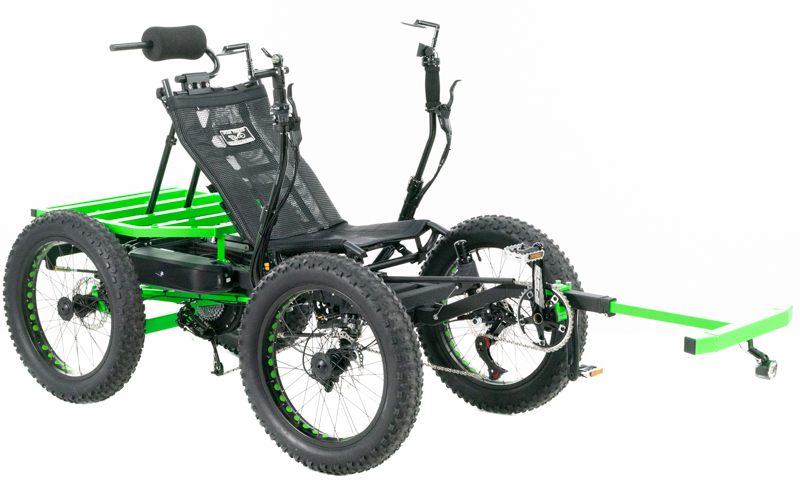 Revolution eQuad RWD RS - Pedal-Electric Hybrid Recumbent Quad